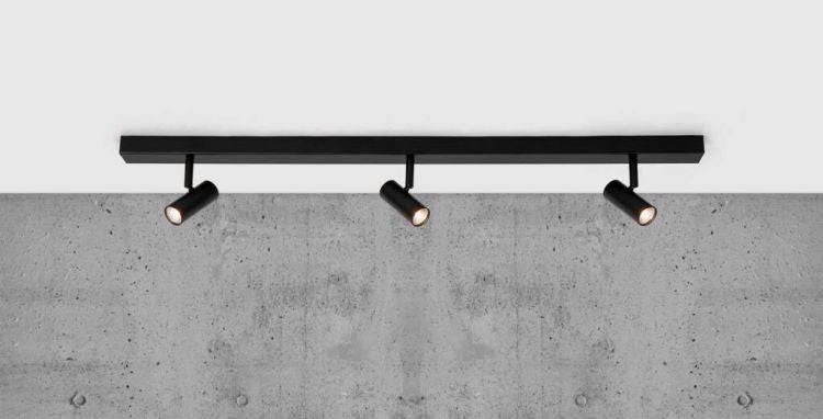 Nordlux Omari 3Lt Spotlight Bar Black - Comet Lighting