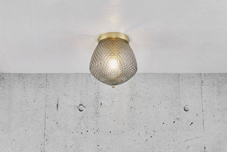 Nordlux Orbiform Ceiling Light Brass/Smoked - Comet Lighting