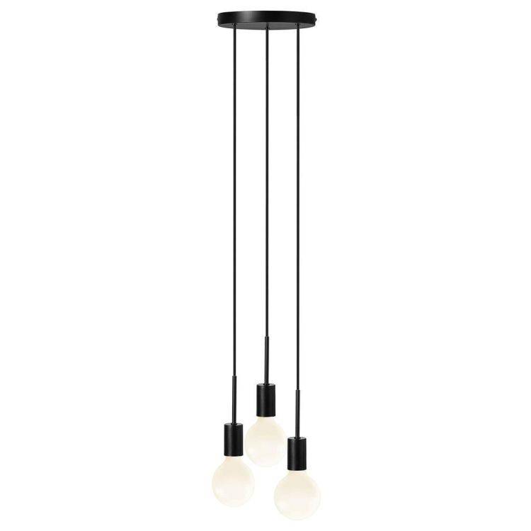 Nordlux Paco 3Lt Pendant Ceiling Light Black - Comet Lighting