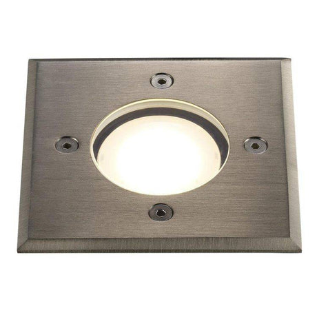 Nordlux Pato Outdoor Ground Light Square Stainless steel - Comet Lighting