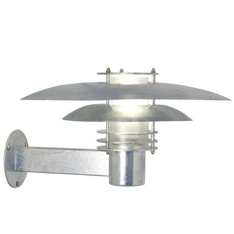 Nordlux Phoenix Outdoor Wall Light Galvanized - Comet Lighting