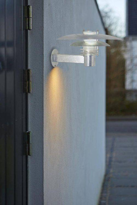 Nordlux Phoenix Outdoor Wall Light Galvanized - Comet Lighting