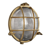 Nordlux Polperro Outdoor Wall Light Brass - Comet Lighting