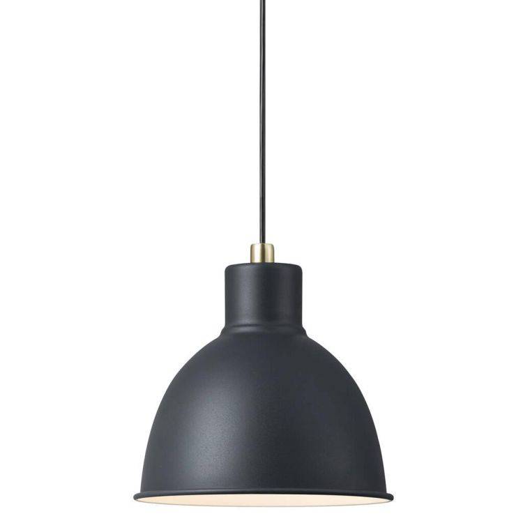 Nordlux Pop Rough Pendant Ceiling Light Gray - Comet Lighting