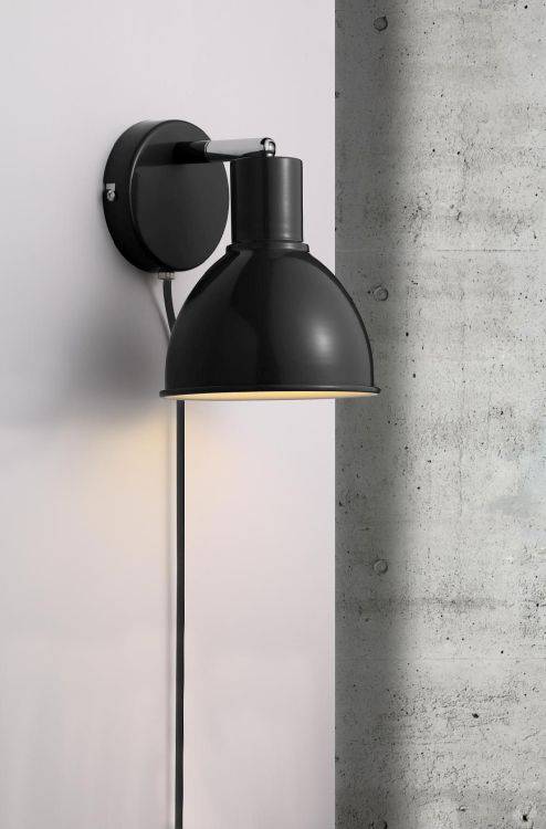 Nordlux Pop Wall Light Black - Comet Lighting