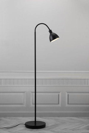 Nordlux Ray Floor Lamp 1-Light Black - Comet Lighting