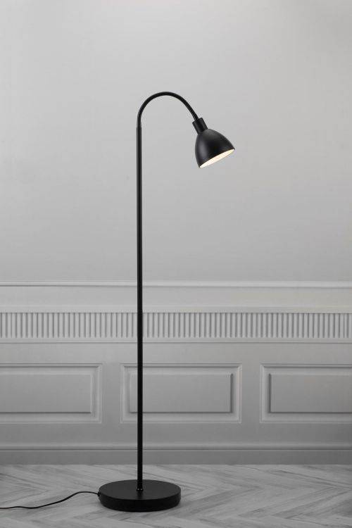 Nordlux Ray Floor Lamp 1-Light Black - Comet Lighting