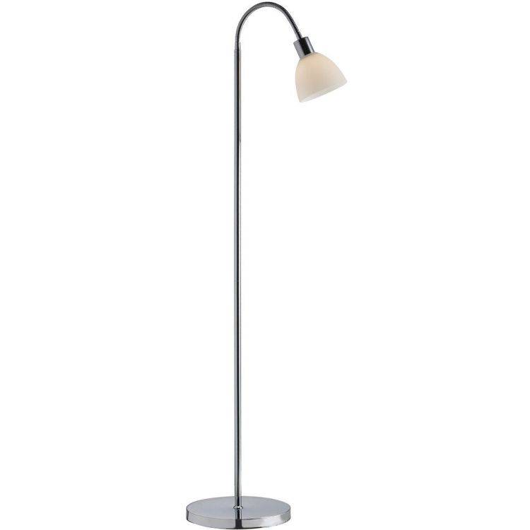 Nordlux Ray Floor Lamp 1-Light Chrome - Comet Lighting