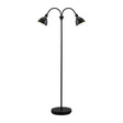 Nordlux Ray Floor Lamp 2-Light Black - Comet Lighting