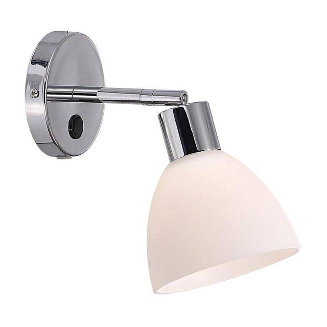 Nordlux Ray Wall Light Chrome - Comet Lighting