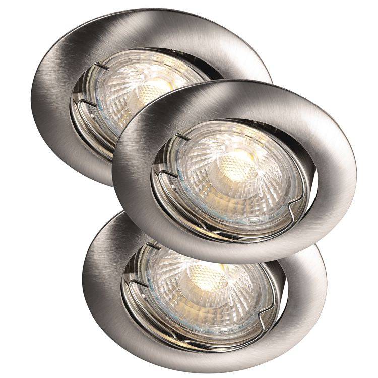 Nordlux Recess Downlight Brushed steel - Comet Lighting