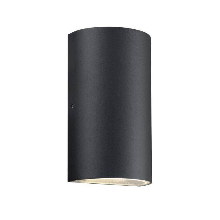 Nordlux Rold Outdoor Wall Light Round Black - Comet Lighting