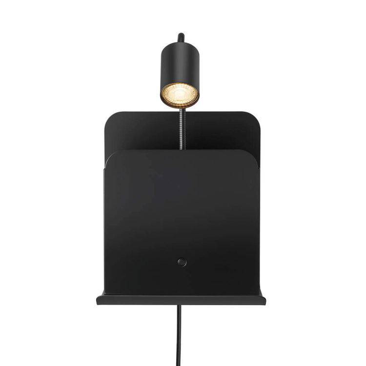 Nordlux Roomi indoor Wall Light Black - Comet Lighting