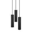 Nordlux Tilo - 3 Pendant Ceiling Light Black - Comet Lighting