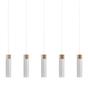 Nordlux Tilo - 5 Pendant Ceiling Light Gray - Comet Lighting