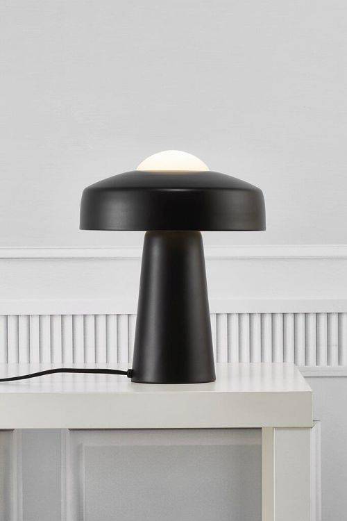 Nordlux Time Table Lamp Black/Opal - Comet Lighting