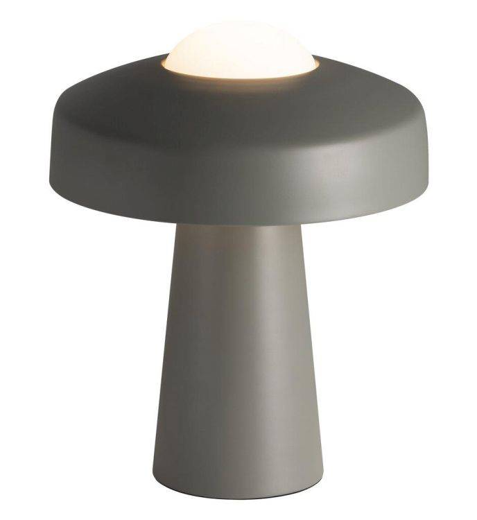 Nordlux Time Table Lamp Grey/Opal - Comet Lighting