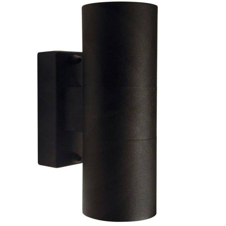 Nordlux Tin Outdoor Wall 2-Light Black - Comet Lighting