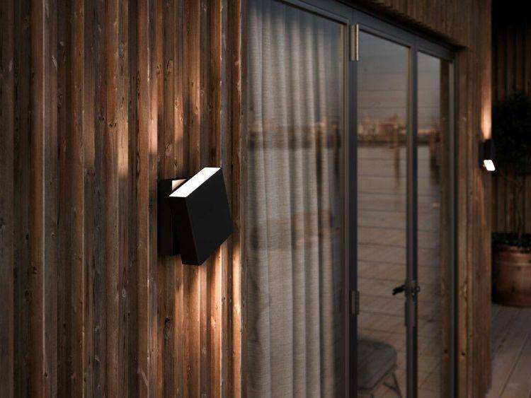 Nordlux Turn Outdoor Wall Light Black - Comet Lighting