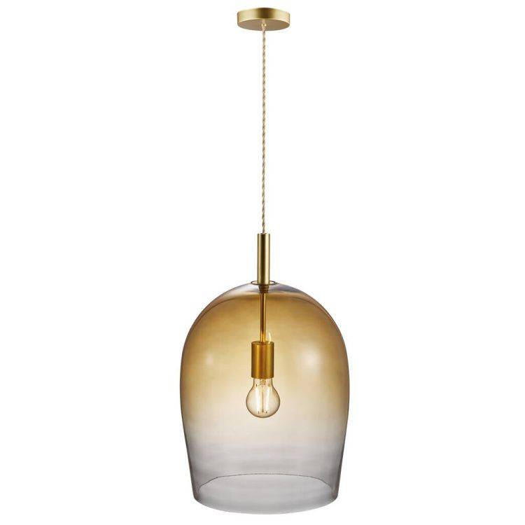 Nordlux Uma 30 Pendant Ceiling Light Amber - Comet Lighting