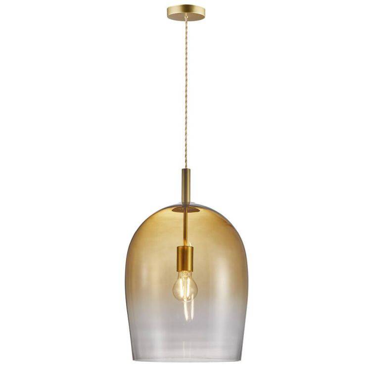 Nordlux Uma 30 Pendant Ceiling Light Amber - Comet Lighting