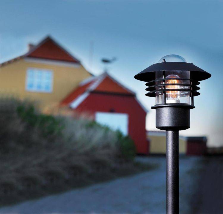 Nordlux Vejers Outdoor Pillar Black - Comet Lighting