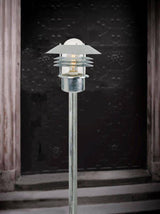 Nordlux Vejers Outdoor Pillar Galvanized - Comet Lighting