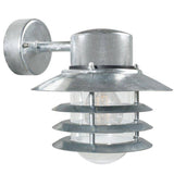 Nordlux Vejers Outdoor Wall Light Down Galvanized - Comet Lighting