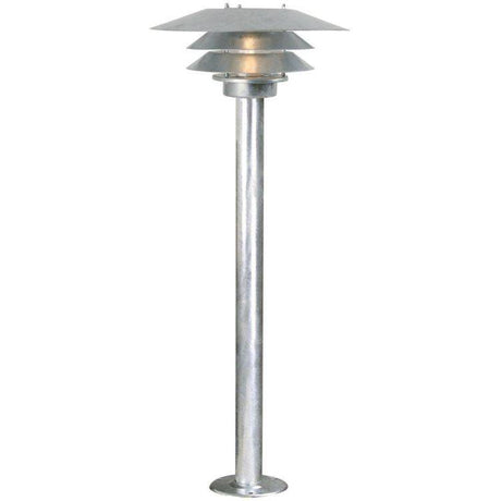 Nordlux VenÃƒÂ¸ Outdoor Pillar Galvanized - Comet Lighting