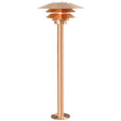 Nordlux VenÃ¸ Outdoor Pillar Copper - Comet Lighting