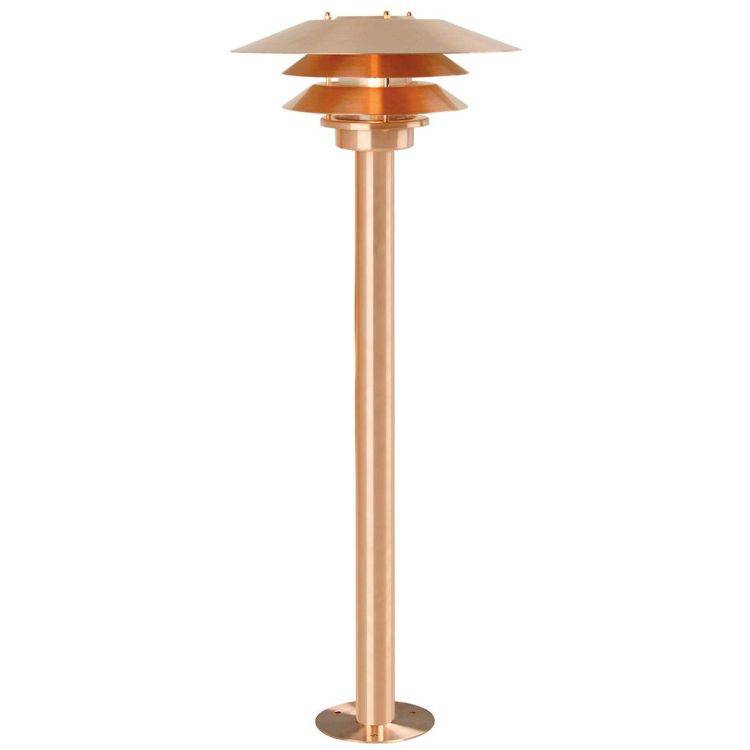 Nordlux VenÃ¸ Outdoor Pillar Copper - Comet Lighting