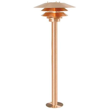 Nordlux VenÃ¸ Outdoor Pillar Copper - Comet Lighting