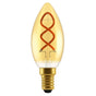 Deco E14 | C35 Spiral | Dim | 2200 Kelvin | 200 Lumen | Light Bulb | Gold colour - Comet Lighting