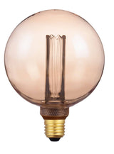 Deco E27 | G125 Retro | Dim | 1800 Kelvin | 120 Lumen | Light Bulb | Gold colour - Comet Lighting