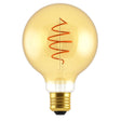 Deco E27 | G125 Spiral | Dim | 2200 Kelvin | 400 Lumen | Light Bulb | Gold colour - Comet Lighting