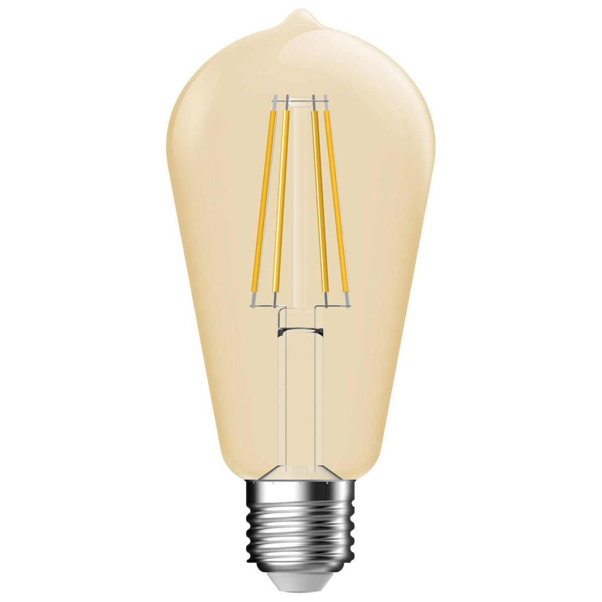 Deco E27 | ST64 | Dim | 2500 Kelvin | 400 Lumen | Light Bulb | Gold colour - Comet Lighting