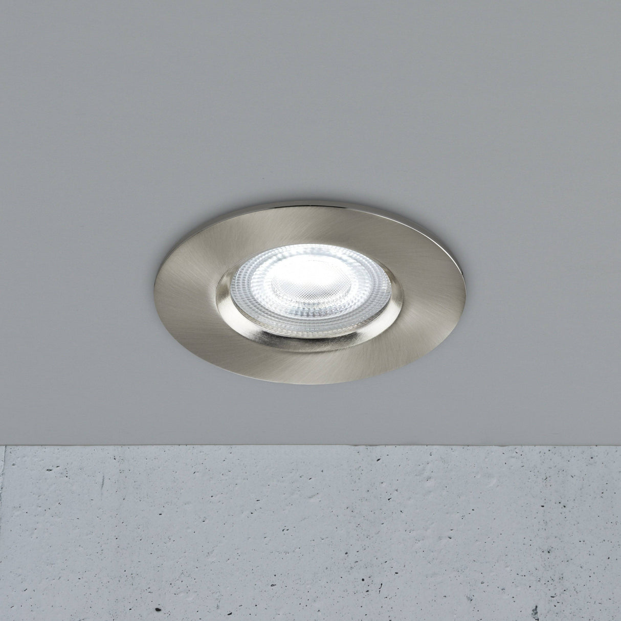 Don Smart | Colour | Downlight | Brushed Nickel - Comet Lighting