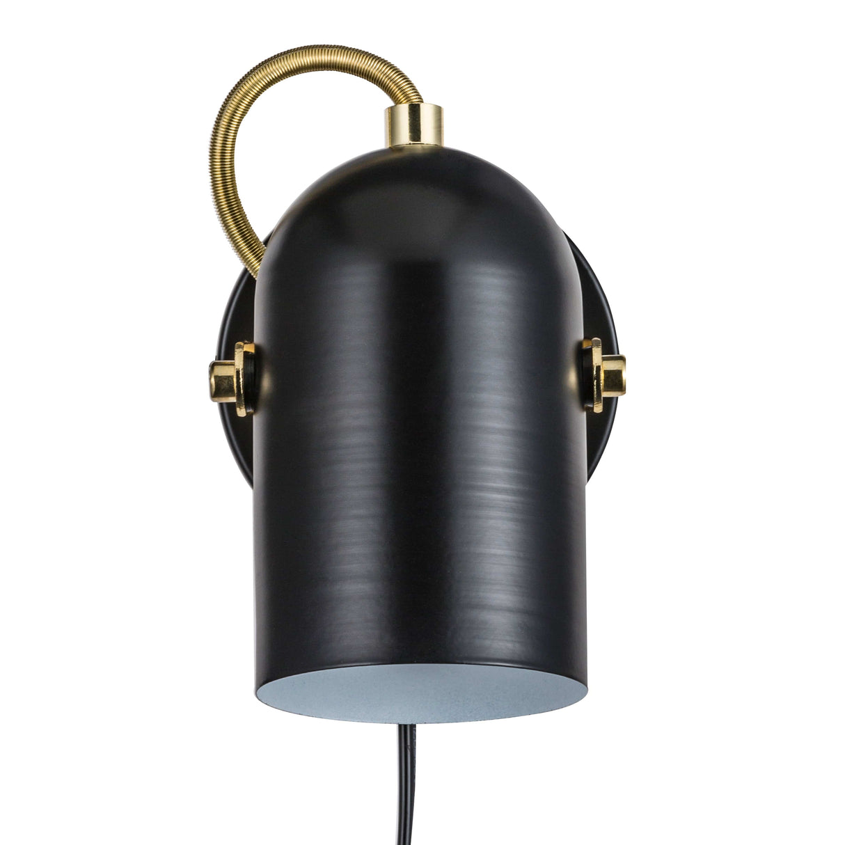 Lotus | Wall light | Black/Brass - Comet Lighting