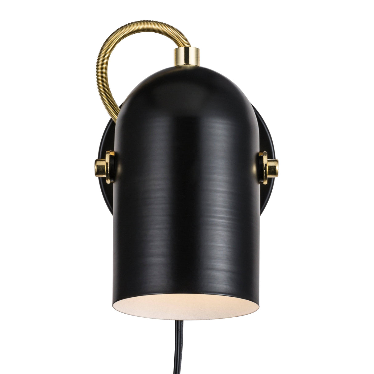 Lotus | Wall light | Black/Brass - Comet Lighting