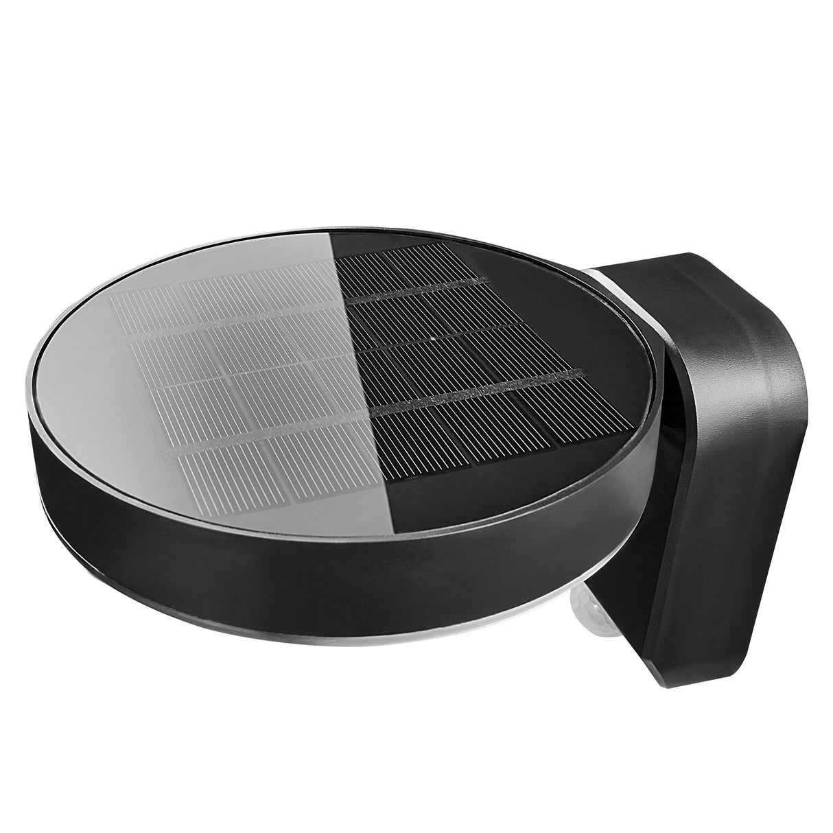 Rica Round Solar | Wall light | Black - Comet Lighting