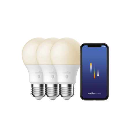 Smart E27 | 3-pack | A60 | 2200-6500 Kelvin | 900 Lumen | Light Bulb | White - Comet Lighting