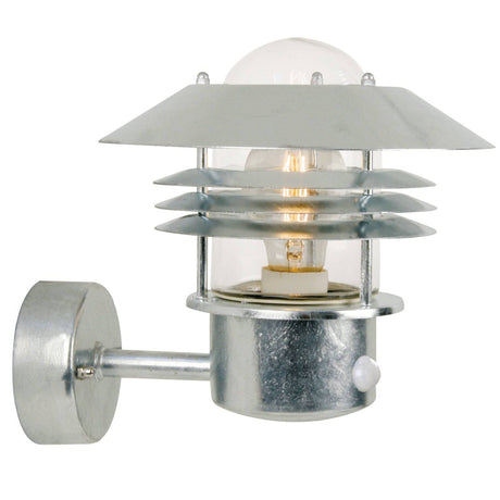 Vejers Sensor | Wall light | Galvanized - Comet Lighting