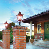 Chelsea Outdoor Pedestal Copper - Comet Lighting