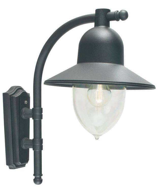 Como Outdoor Wall Light Black - Comet Lighting