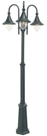 Firenze Outdoor Triple Post Black - Comet Lighting