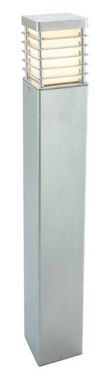 Halmstad Outdoor Large Bollard Galvanised - Comet Lighting