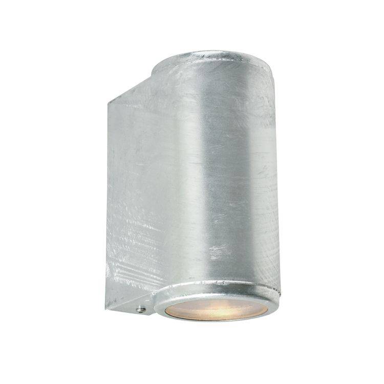 Mandal 2 Light Up/Down Wall Light Galvanized - Comet Lighting