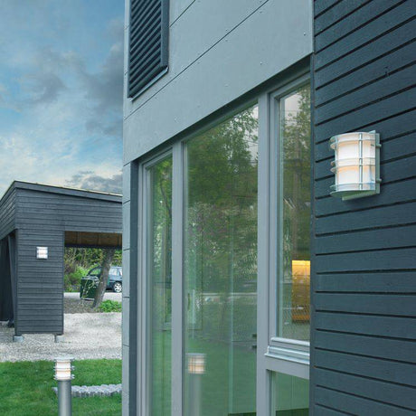 Stockholm Outdoor Flush Wall Light Black Opal - Comet Lighting