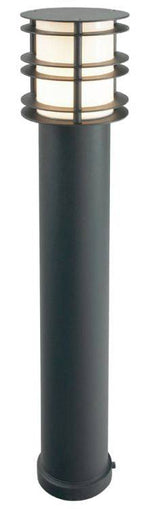 Stockholm Outdoor Large Bollard Black - Comet Lighting