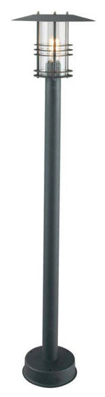 Stockholm Outdoor Pillar Black - Comet Lighting